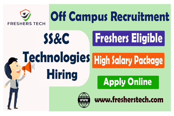 SS&C Technologies Freshers Recruitment 2024