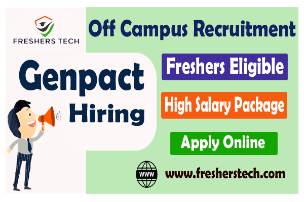 Genpact Off Campus Freshers Drive 2024