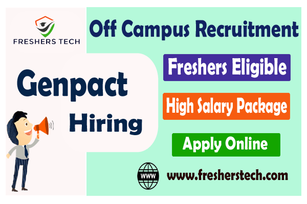 Genpact Off Campus for Freshers 2024
