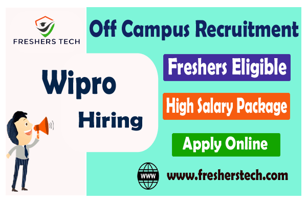 Wipro Off Campus Hiring Freshers 2024