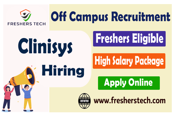 Clinisys Off Campus Hiring Fresher 2024