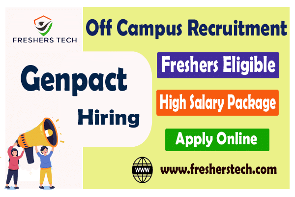 Genpact Vacancy for Freshers 2024