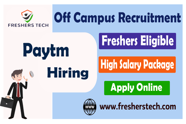 Paytm Job Vacancy in Noida for Fresher 2024