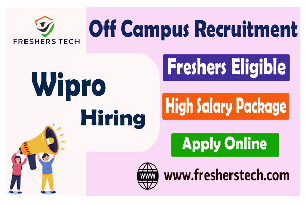 Wipro Jobs in Chennai for Freshers 2024