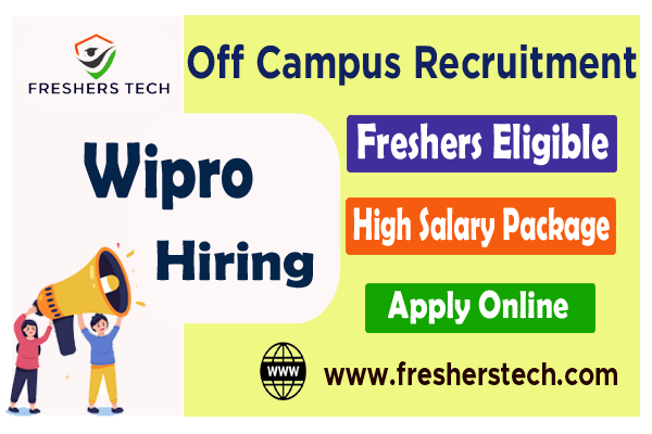 Wipro Openings for Freshers 2024